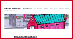 Desktop Screenshot of bikubenbarnehage.no