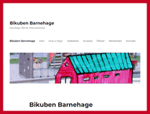 Tablet Screenshot of bikubenbarnehage.no